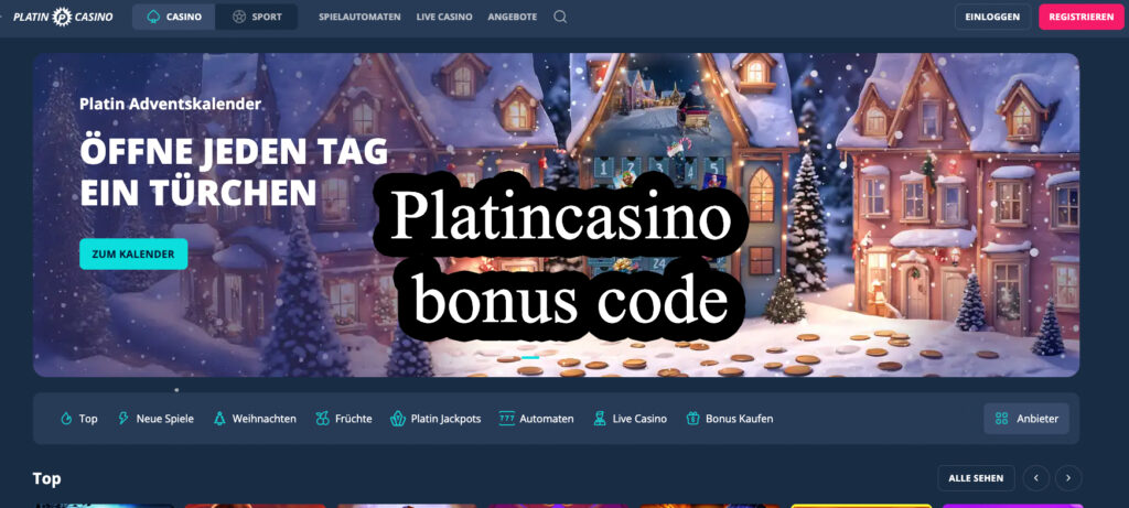 Platincasino bonus code